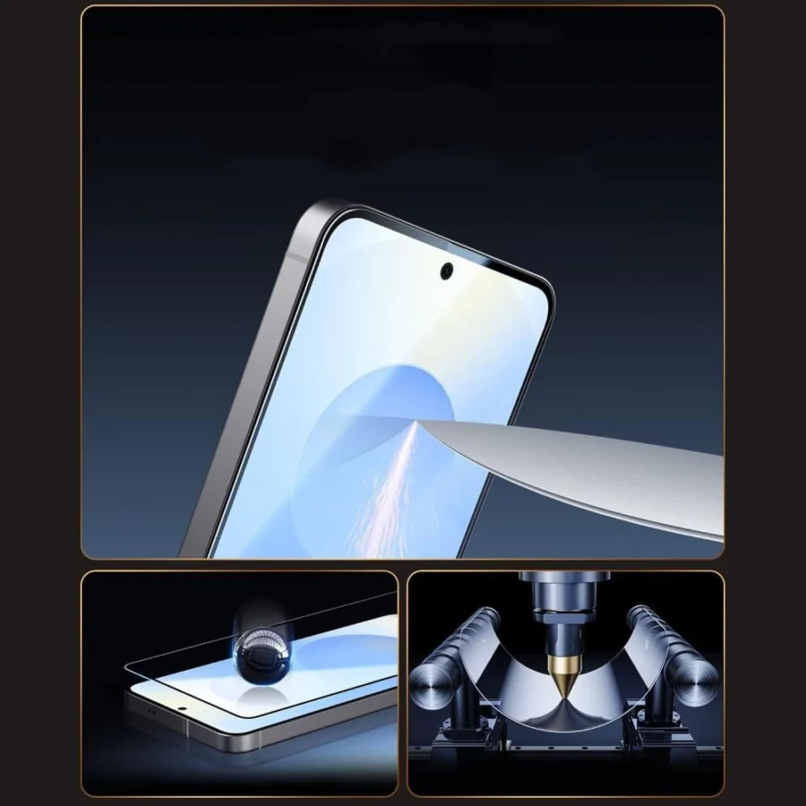 Szkło hartowane Tech-Protect Easy Set+ 3-Pack na Samsung Galaxy S26 - czarne