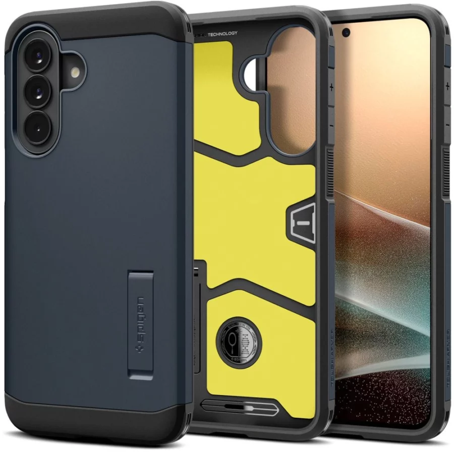 Etui Spigen Tough Armor na Samsung Galaxy A57 5G - granatowe