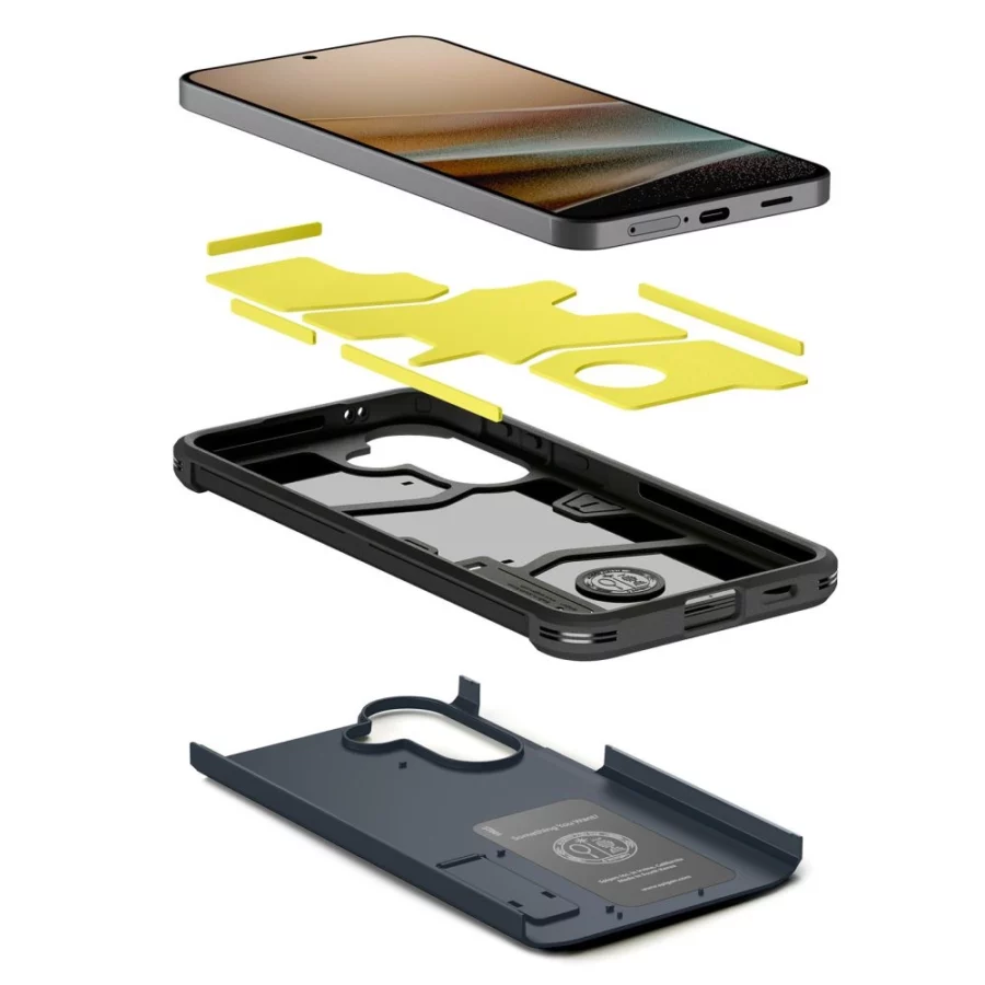 Etui Spigen Tough Armor na Samsung Galaxy A57 5G - granatowe