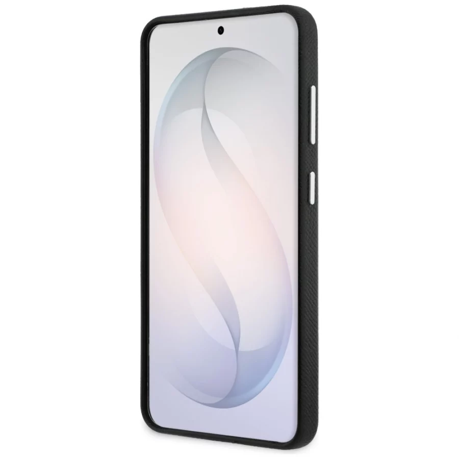 Etui Karl Lagerfeld Grained Signature Metal Resin Logo na Samsung Galaxy S26 - czarne