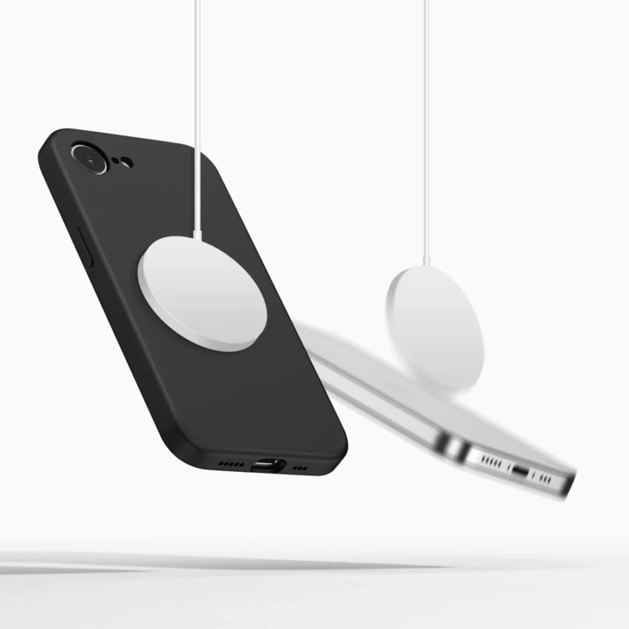 Etui Tech-Protect Silicone MagSafe na iPhone 16e / 17e - czarne