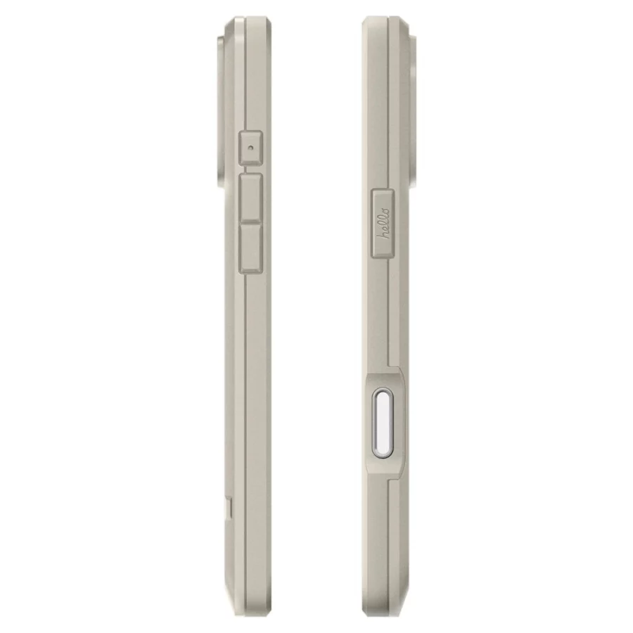 Etui Spigen Classic LS MagSafe na iPhone 17 Pro Max - beżowe