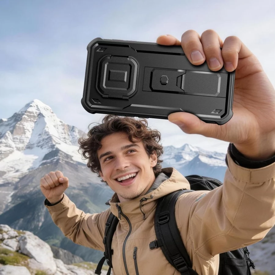Etui Tech-Protect Kevlar Cam+ 2-set na Xiaomi Redmi Note 15 Pro 5G - czarne