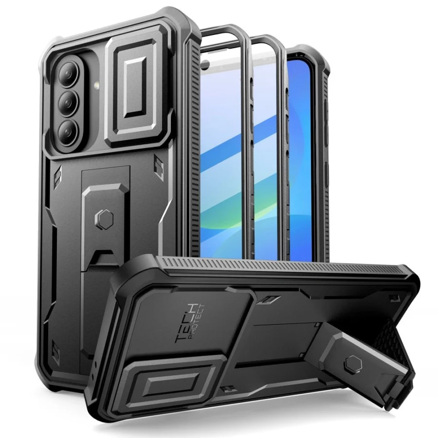 Etui Tech-Protect Kevlar Cam+ 2-Set na Samsung Galaxy A36 / A37 5G - czarne