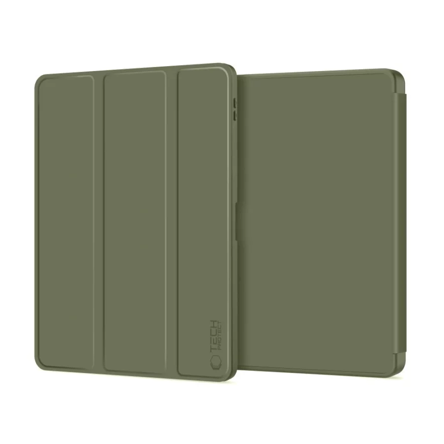 Etui Tech-Protect SmartCase Pen na Xiaomi Pad 11.2" - oliwkowe
