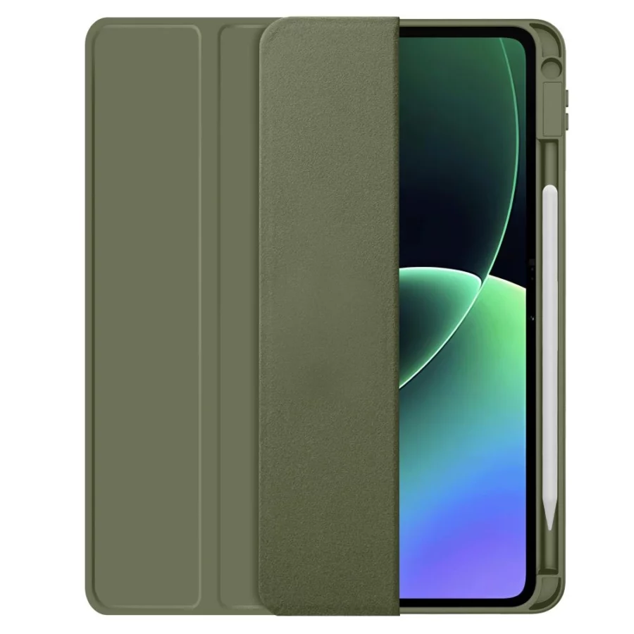 Etui Tech-Protect SmartCase Pen na Xiaomi Pad 11.2" - oliwkowe