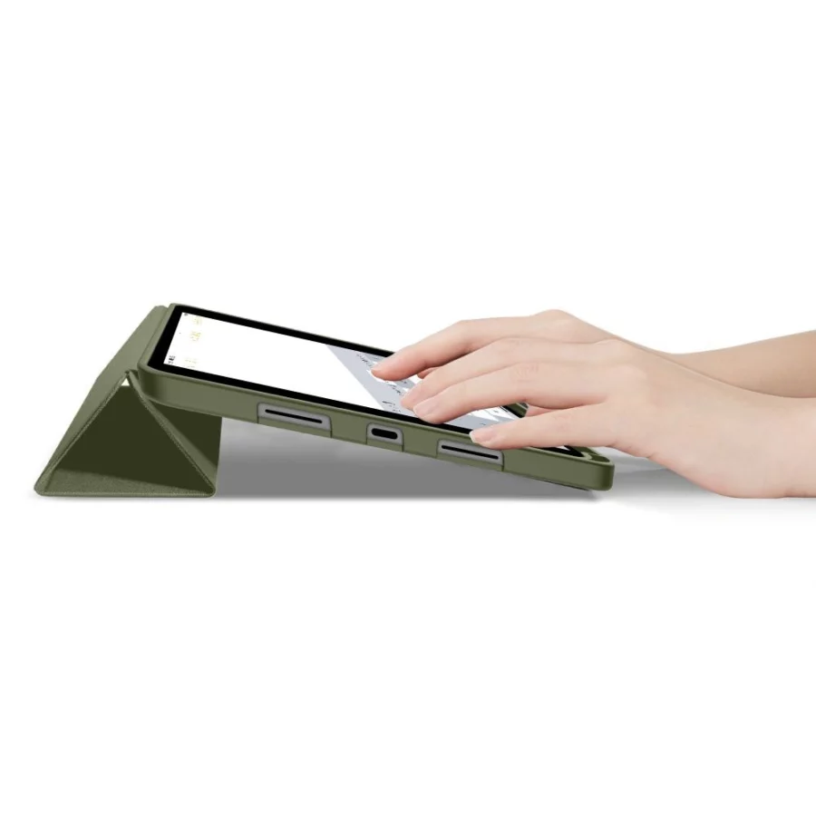 Etui Tech-Protect SmartCase Pen na Xiaomi Pad 11.2" - oliwkowe