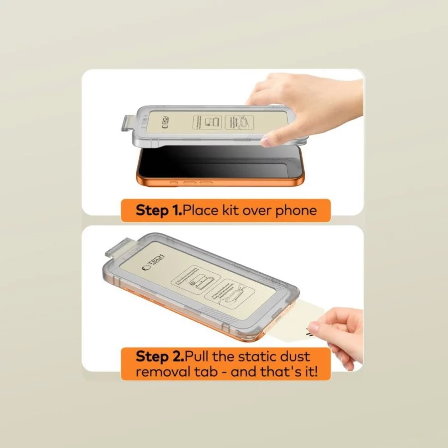 Szkło hartowane Tech-Protect Quick Set+ 2-Pack na Samsung Galaxy S26 Ultra - czarne