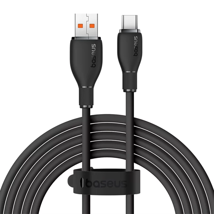 Kabel Baseus Pudding 100W USB-A - USB-C 1,2m - czarny