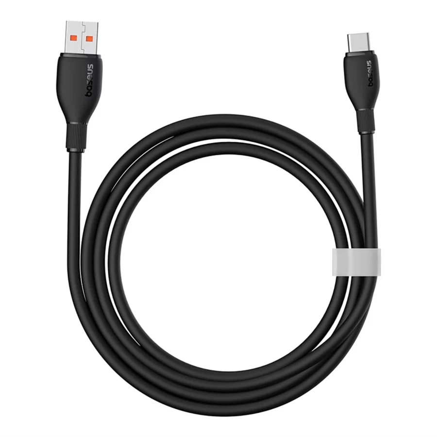 Kabel Baseus Pudding 100W USB-A - USB-C 1,2m - czarny