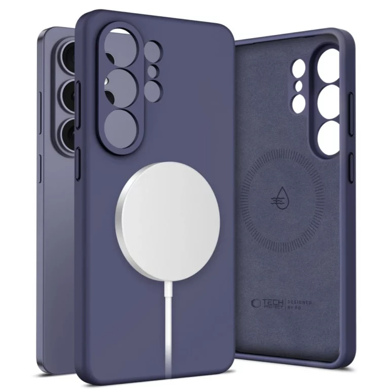Etui Tech-Protect Silicone MagSafe na Samsung Galaxy S26 Ultra - fioletowe