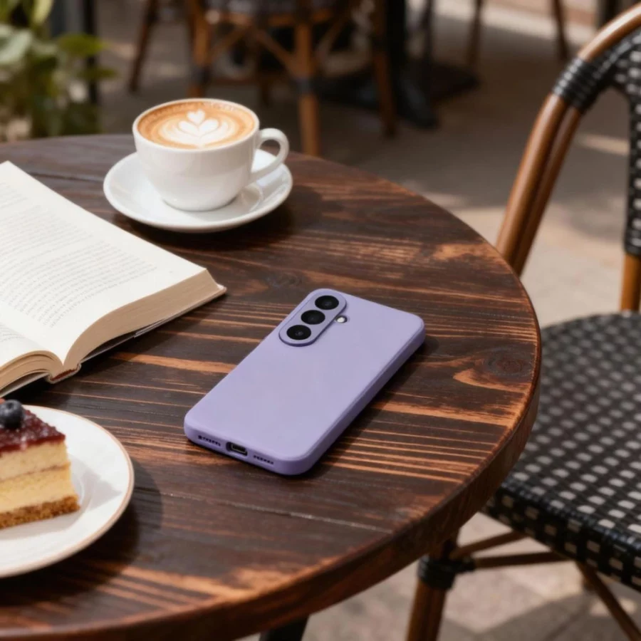 Etui Tech-Protect Smart Wallet na Samsung Galaxy A57 5G - fioletowe