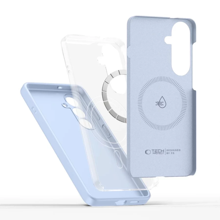 Etui Tech-Protect Silicone MagSafe na Samsung Galaxy S26 - niebieskie