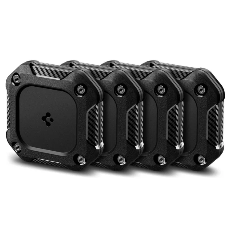 Etui Spigen Tough Armor 4-Pack na Apple AirTag 1 / 2 - czarne