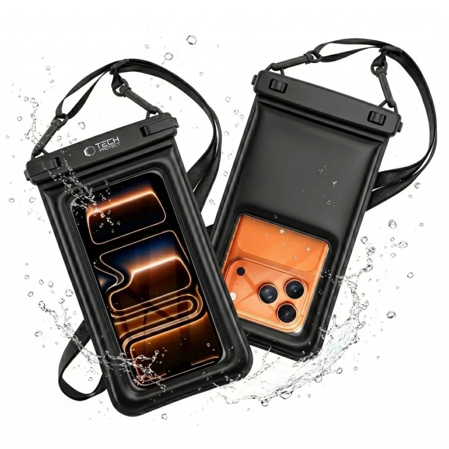 Etui Tech-Protect UWC7 wodoodporne 6.9" - czarne