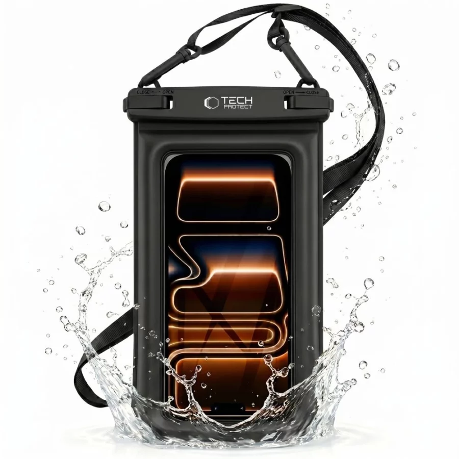 Etui Tech-Protect UWC7 wodoodporne 6.9" - czarne
