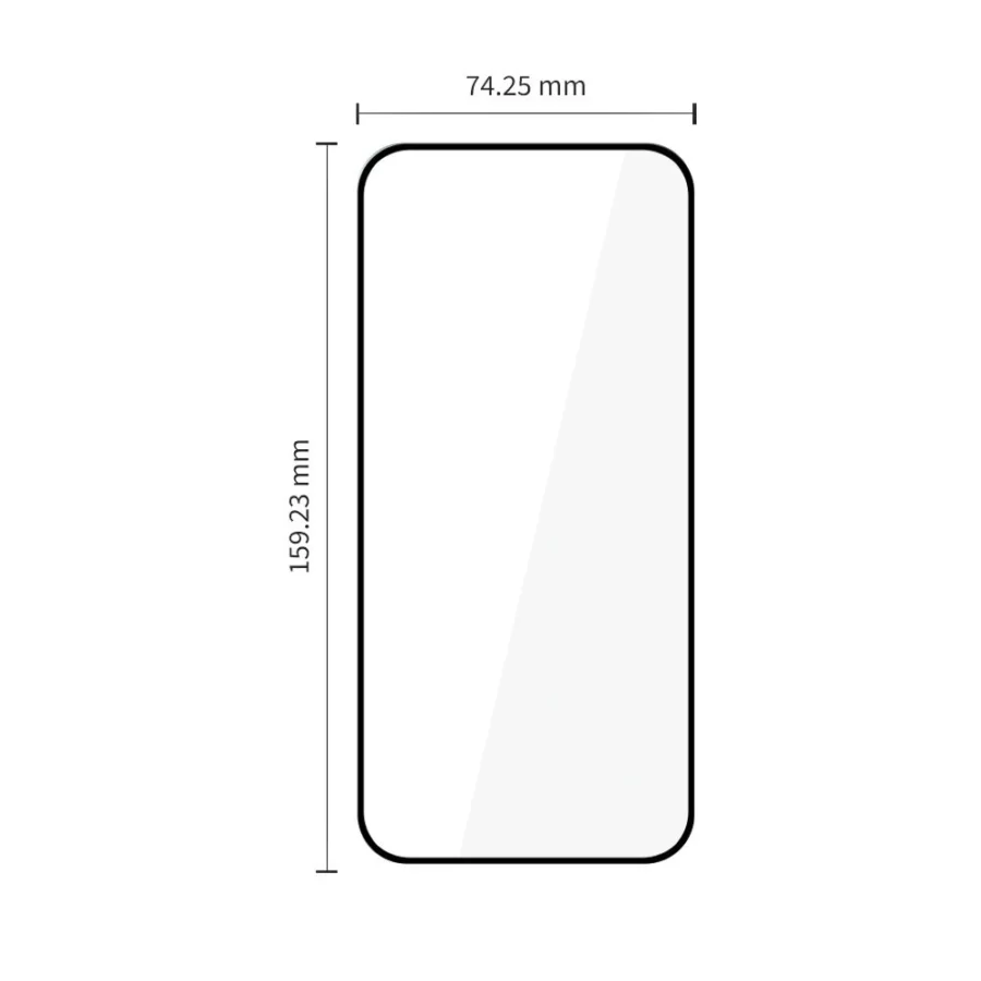 Szkło hartowane Tech-Protect Glass Fit+ 2-Pack na Motorola Moto G67 / G77 - czarne