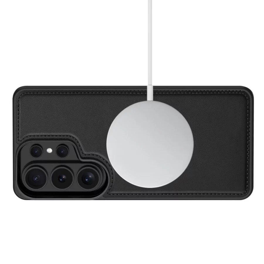Etui Tech-Protect Wallet MagSafe na Samsung Galaxy S26 Ultra - czarne matowe