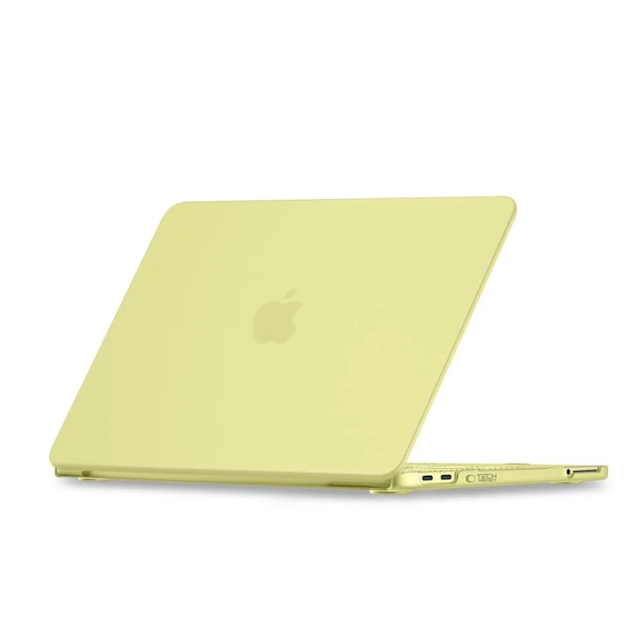Etui Tech-Protect Softshell na MacBook Neo 13 2026 - żółte matowe
