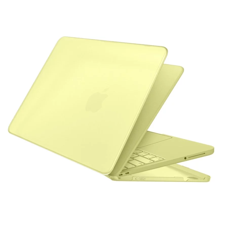 Etui Tech-Protect Softshell na MacBook Neo 13 2026 - żółte matowe