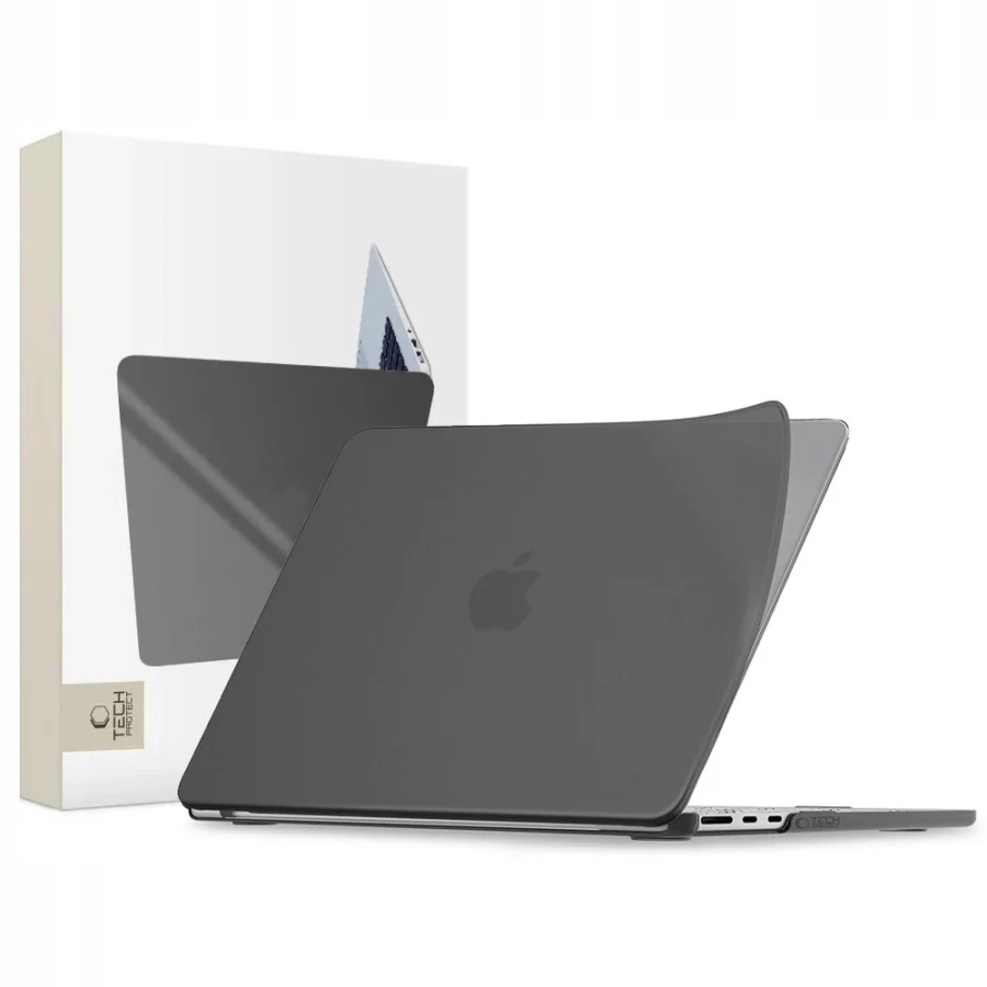Etui Tech-Protect Softshell na MacBook Air 13" 2023/ 2024 / 2025 /2026 - czarne matowe