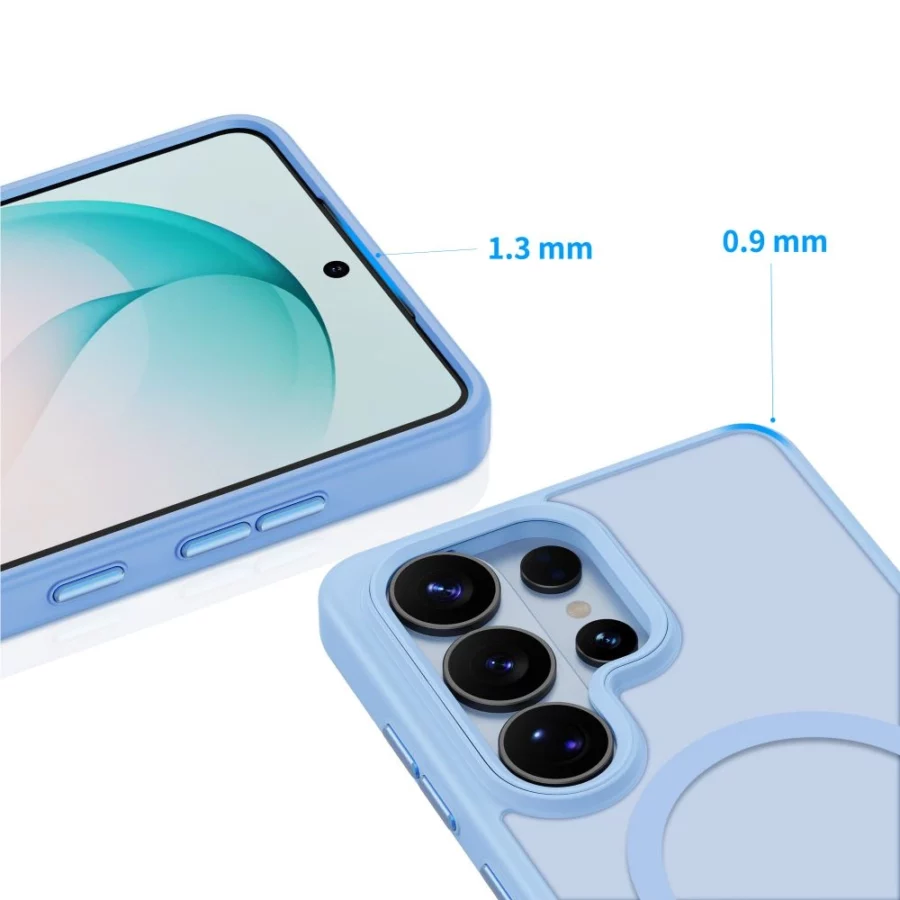 Etui Tech-Protect Magmat MagSafe na Samsung Galaxy S26 Ultra - niebieskie matowe