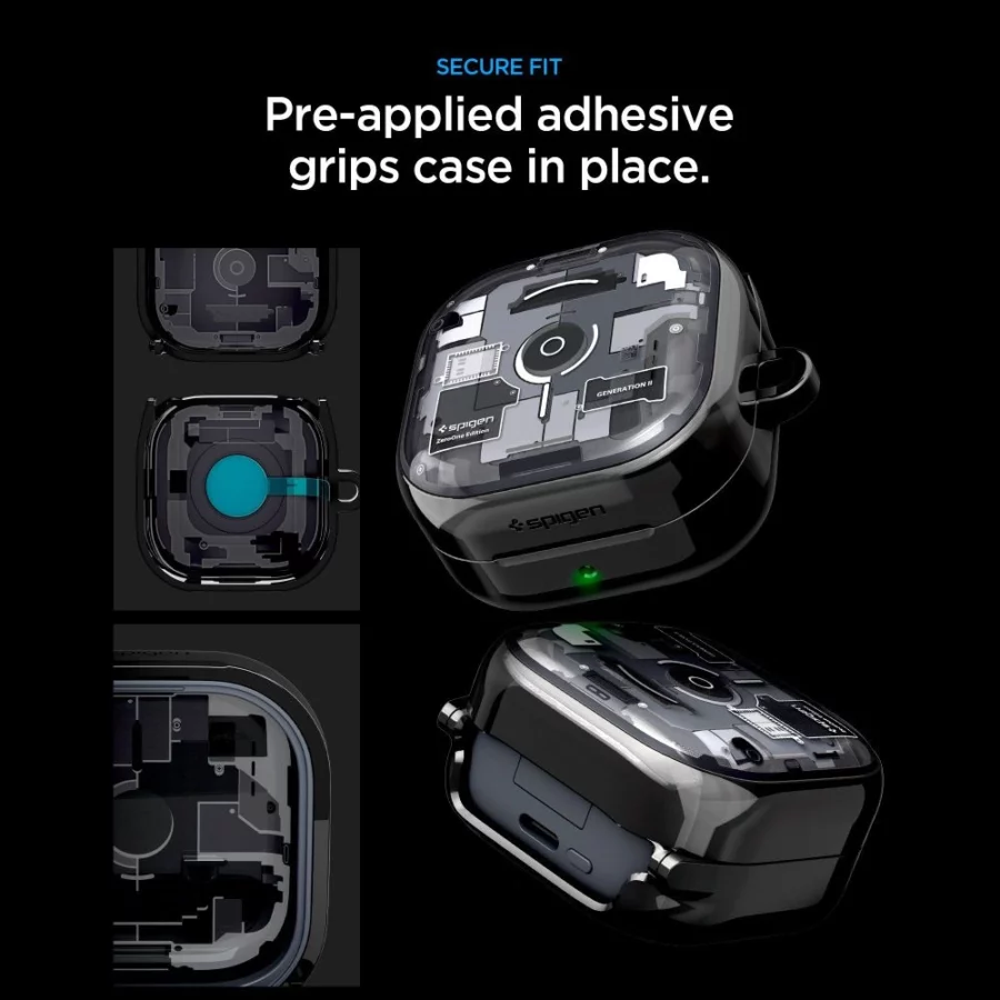 Etui Spigen Ultra Hybrid Zero One na Samsung Galaxy Buds 4 / 4 Pro - czarne