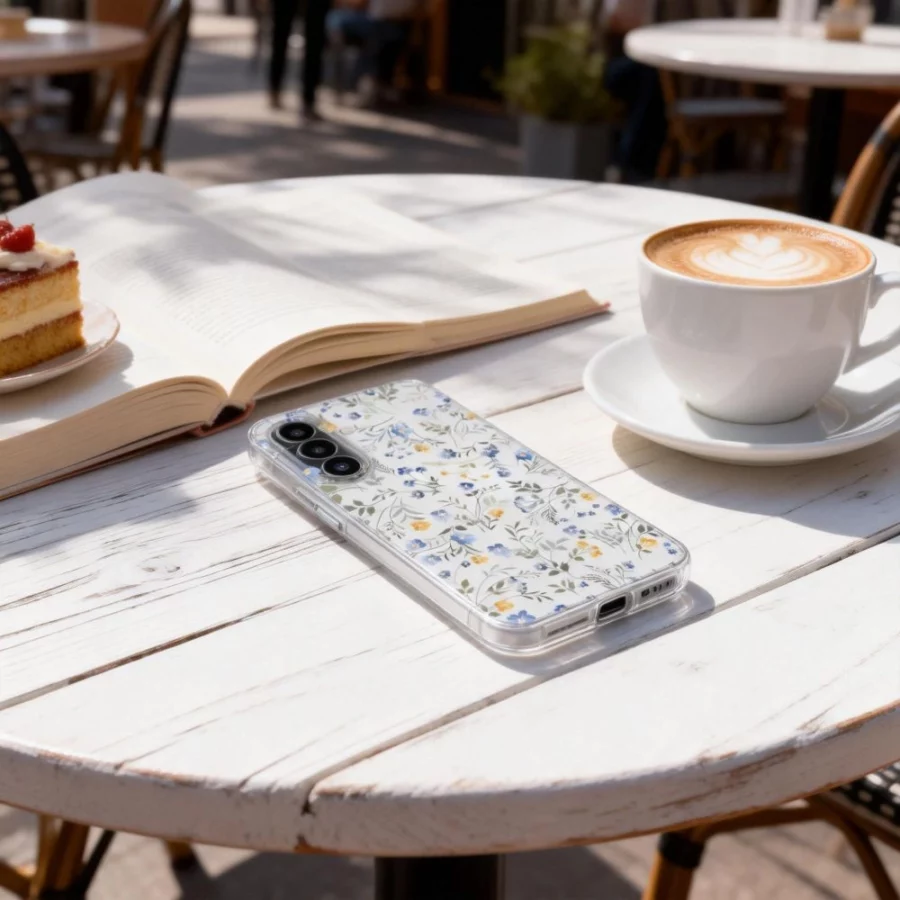 Etui Tech-Protect FlexAir na Samsung Galaxy A27 - przezroczysto-kwiatowy