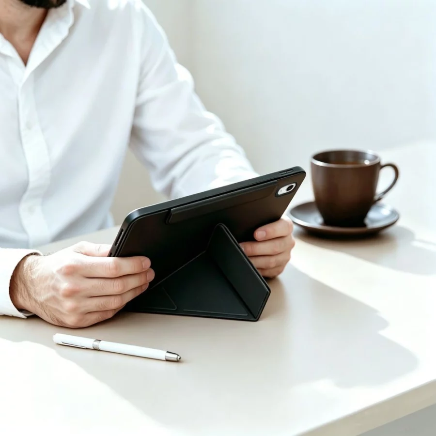 Etui Tech-Protect SC Pen Origami na iPad 10.9" 2022 / 2025 - czarne