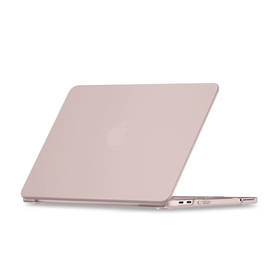 Etui Tech-Protect Softshell na MacBook 13" 2026 - różowe matowe
