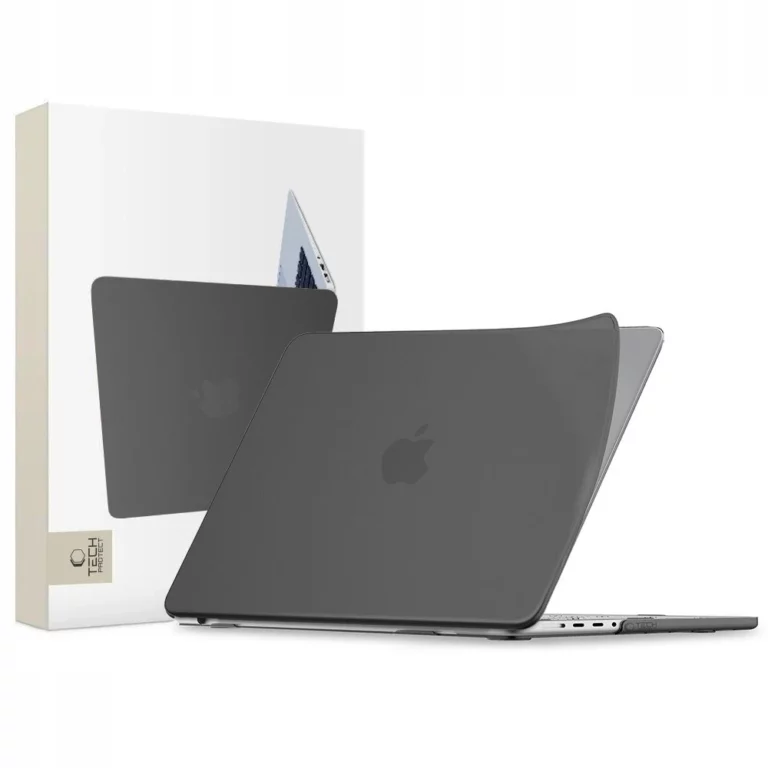 Etui Tech-Protect Softshell na MacBook Pro 14" 2021 / 2023 / 2024 / 2025 / 2026 - czarne matowe
