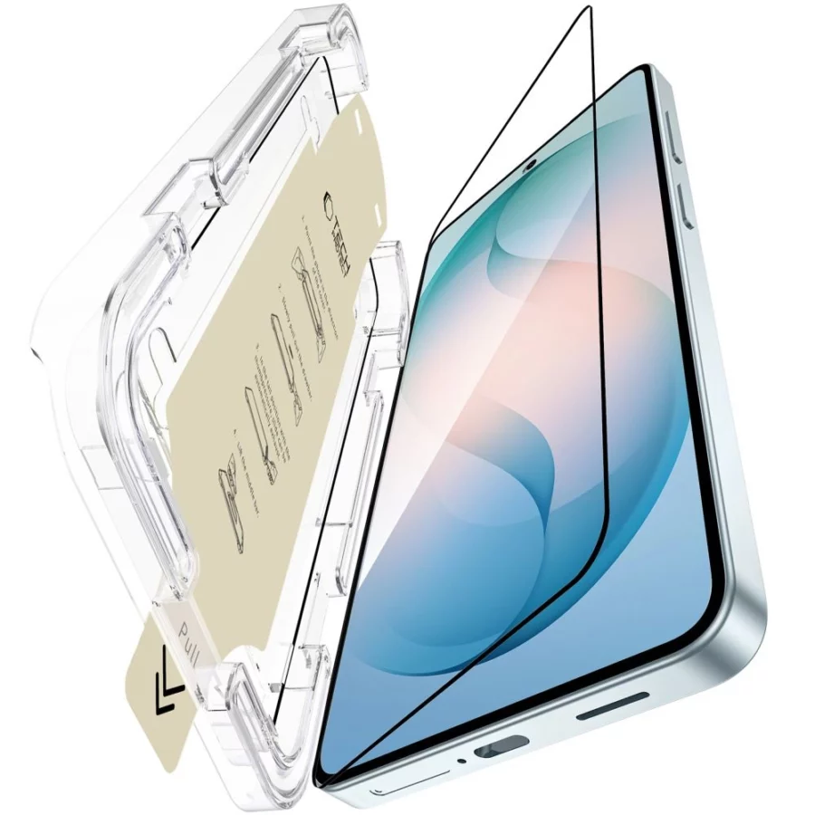 Szkło antyrefleksyjne Tech-Protect Quick Set AR+ na Samsung Galaxy S26 - czarne