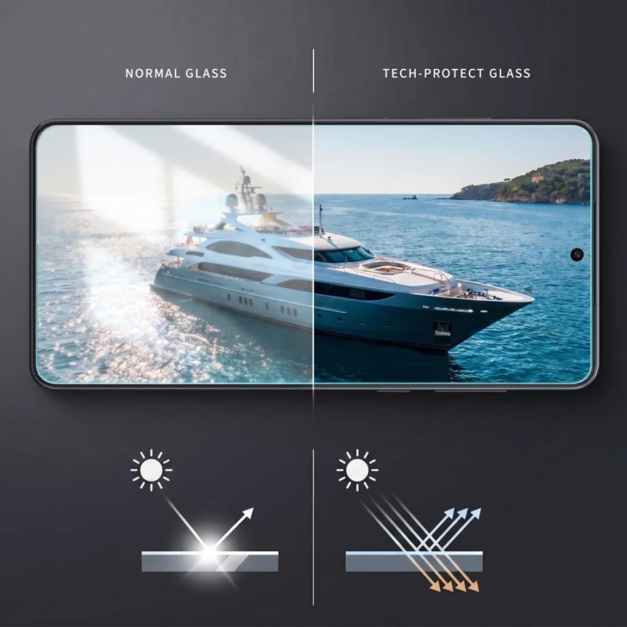 Szkło antyrefleksyjne Tech-Protect Quick Set AR+ na Samsung Galaxy S26 Ultra - czarne