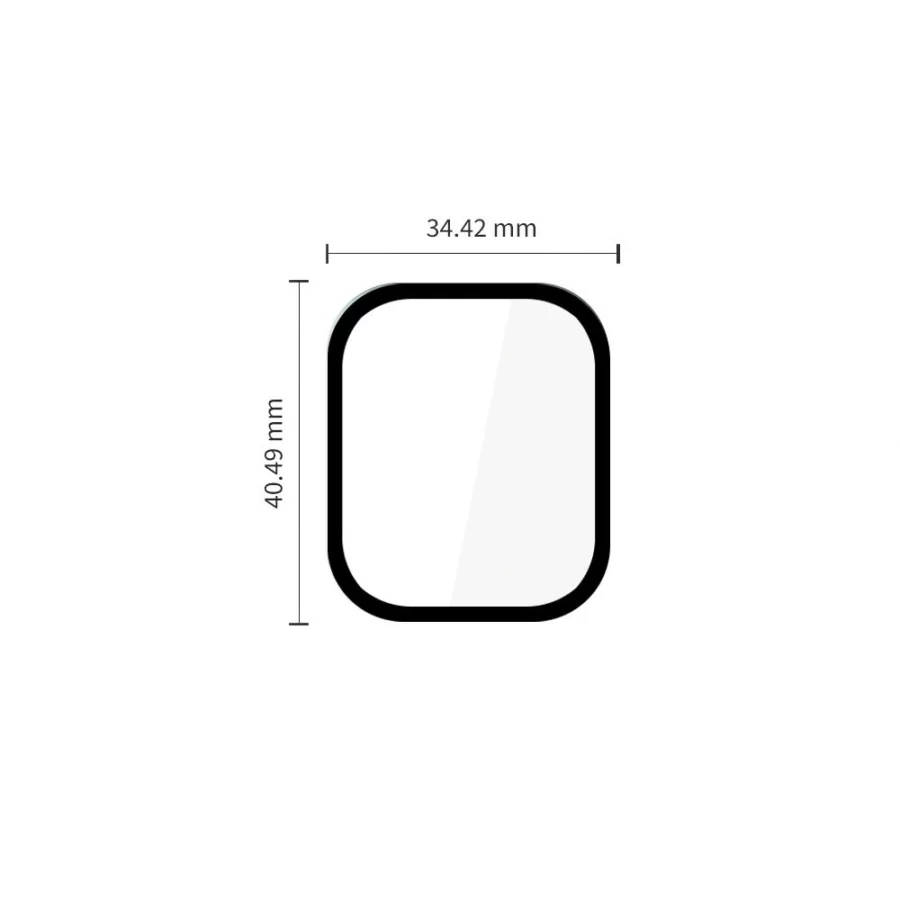 Szkło hybrydowe Tech-Protect Glass Flex+ 2-Pack na Huawei Watch Fit 5 - czarne