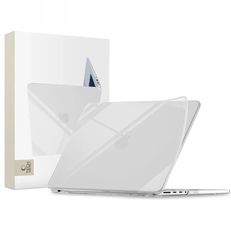 Etui Tech-Protect Softshell na MacBook Pro 14" 2021 / 2023 / 2024 / 2025 / 2026 - przezroczyste