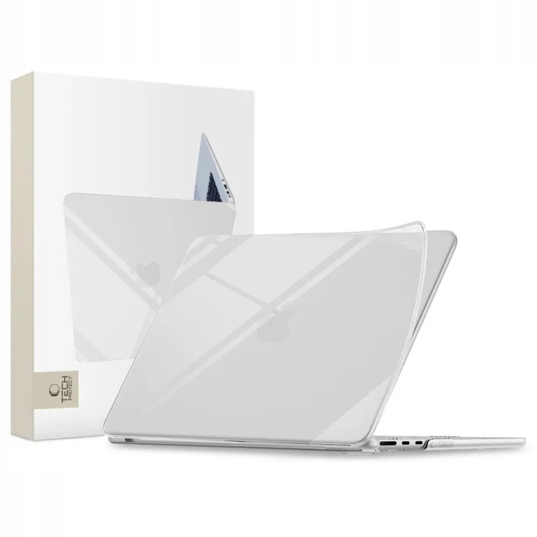 Etui Tech-Protect Softshell na MacBook Air 15" 2023 / 2024 / 2025 / 2026 - przezroczyste
