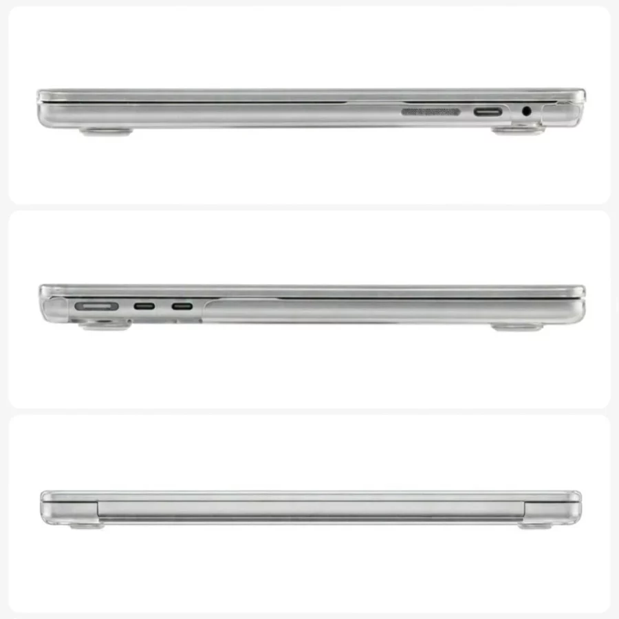Etui Tech-Protect Softshell na MacBook Air 15" 2023 / 2024 / 2025 / 2026 - przezroczyste