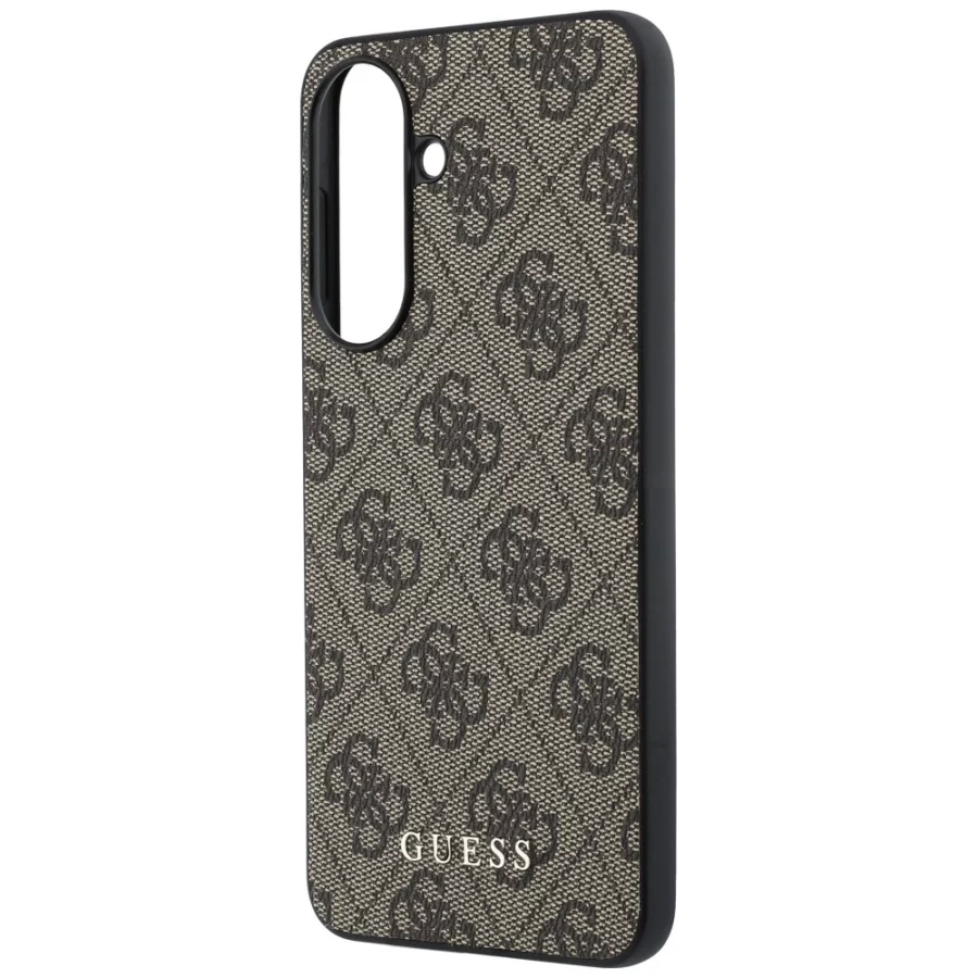Etui Guess 4G Charm na Samsung Galaxy A57 5G - brązowe