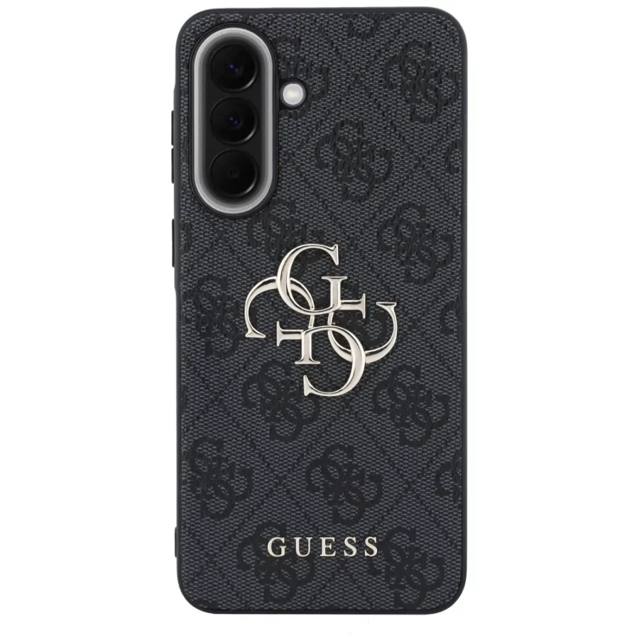 Etui Guess Leather 4G Metal Logo na Samsung Galaxy A37 5G - czarne