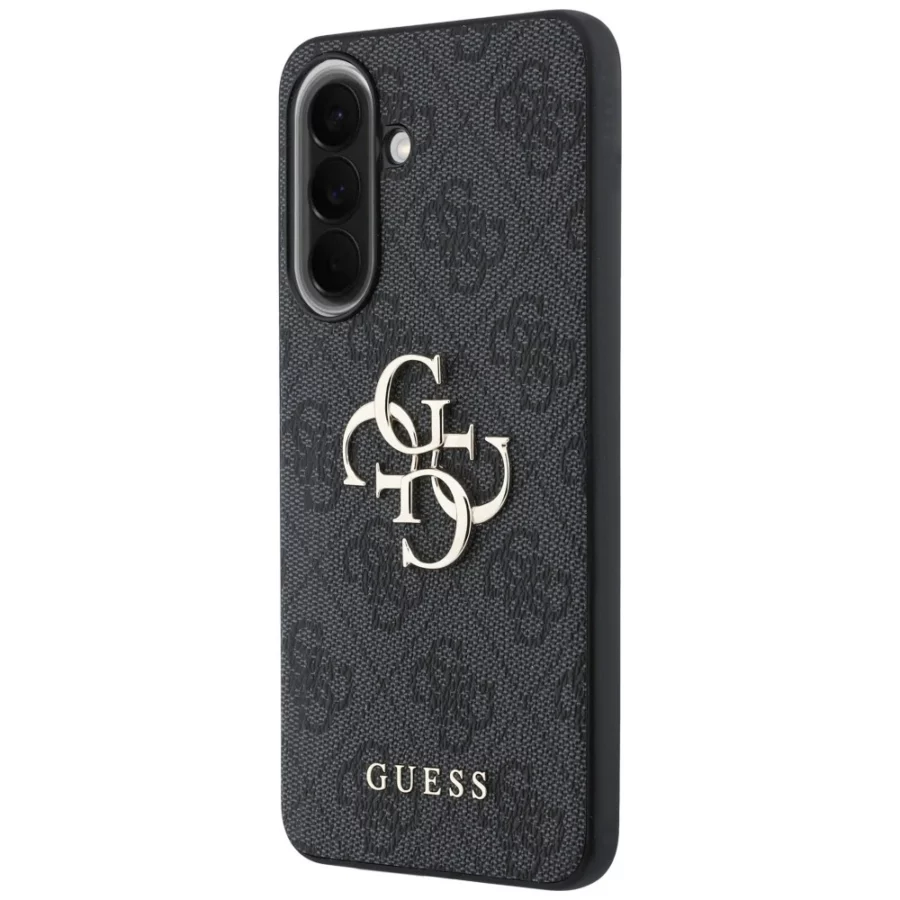 Etui Guess Leather 4G Metal Logo na Samsung Galaxy A57 5G - czarne