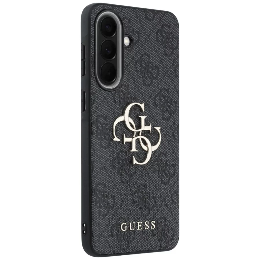 Etui Guess Leather 4G Metal Logo na Samsung Galaxy A57 5G - czarne