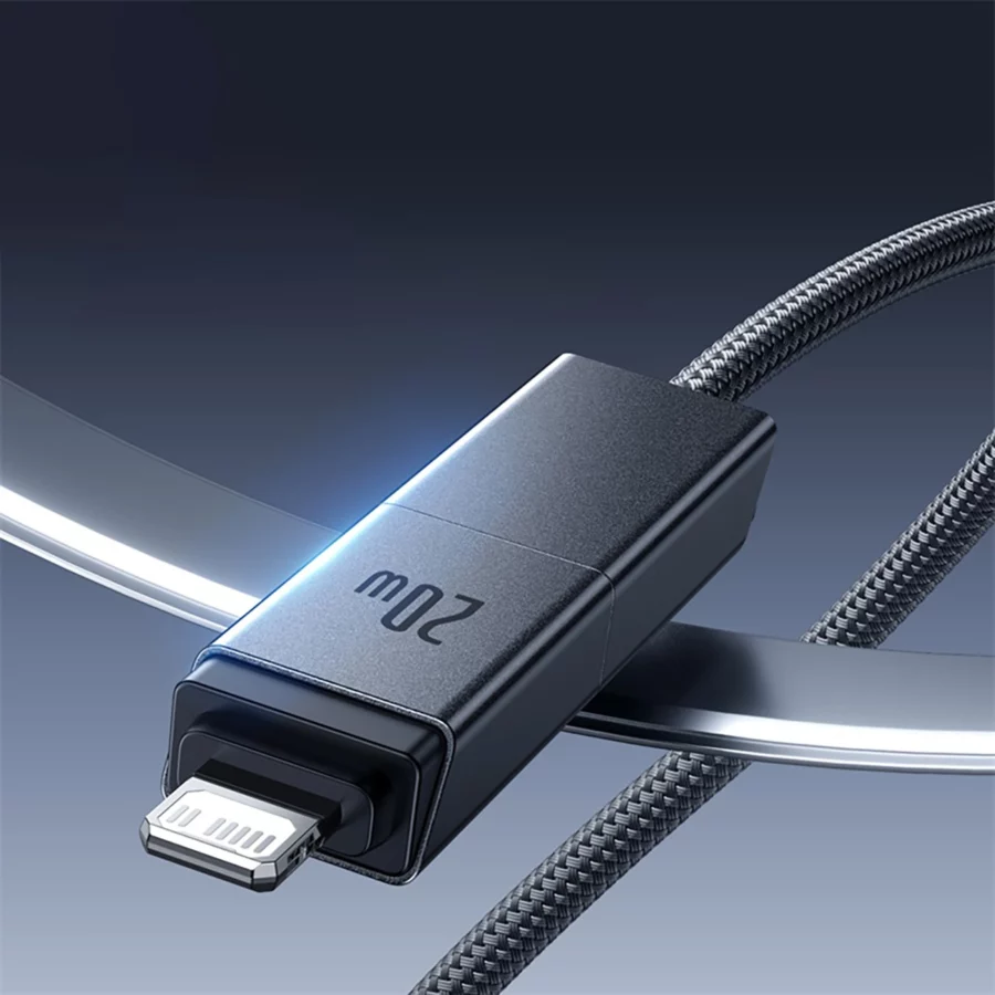 Kabel Baseus Versatile 60W USB-C - USB-C z adapterami USB-A i Lightning 0.6 m - czarny