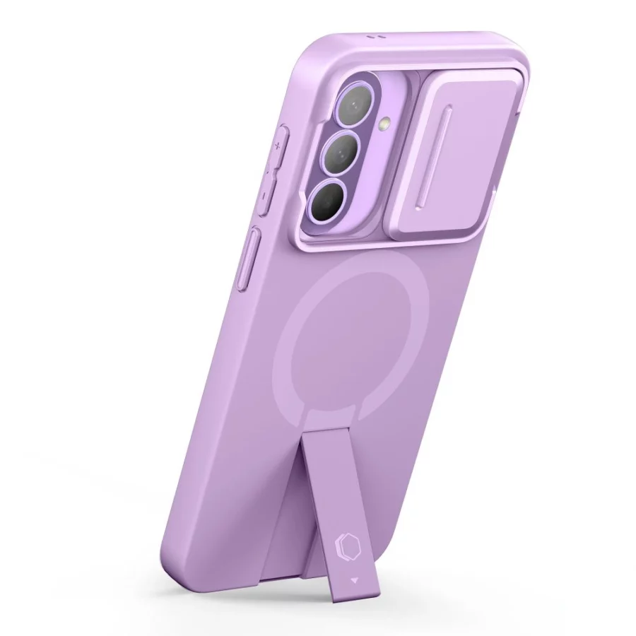 Etui Tech-Protect Kevlar Aura MagSafe na Samsung Galaxy A57 - fioletowe