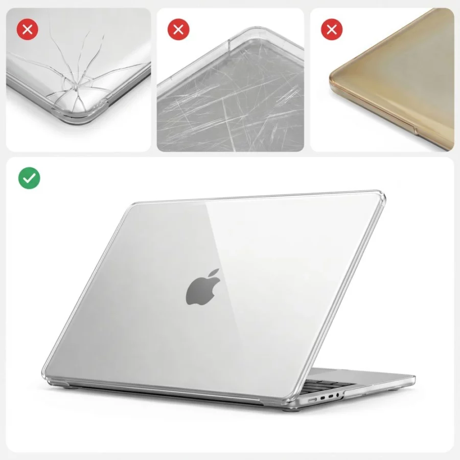 Etui Tech-Protect Softshell na MacBook Neo 13" 2026 - przezroczyste