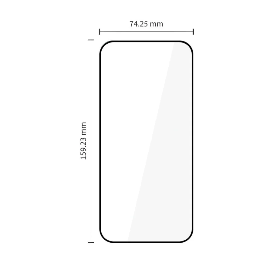 Szkło hartowane Tech-Protect Glass Fit+ 2-Pack na Xiaomi 17T Pro - czarne