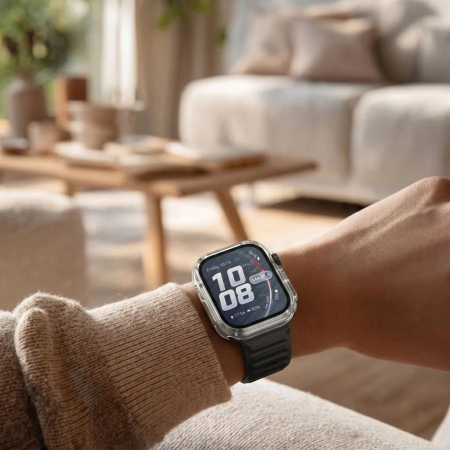 Etui Tech-Protect Defense na Huawei Watch Fit 5 Pro - przezroczyste