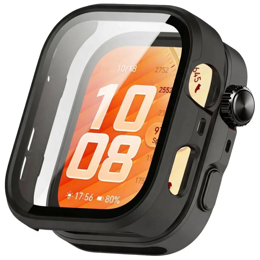 Etui Tech-Protect Defense na Huawei Watch Fit 5 Pro - czarne
