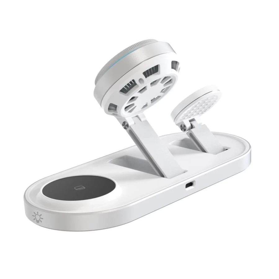 Ładowarka bezprzewodowa Tech-Protect A51 MagSafe 3w1 25W QI2.2 - biała
