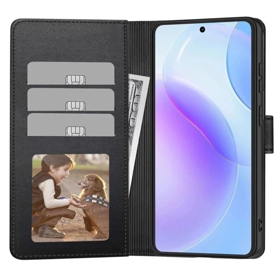 Etui Tech-Protect Wallet na Motorola Edge 70 Pro 5G - czarne
