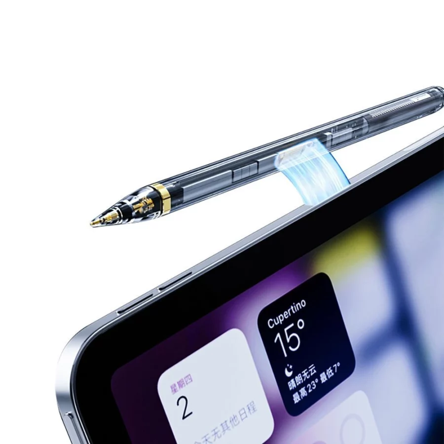 Końcówki Tech-Protect Stylus Tips 4-Pack wymienne do Apple Pencil - przezroczysta